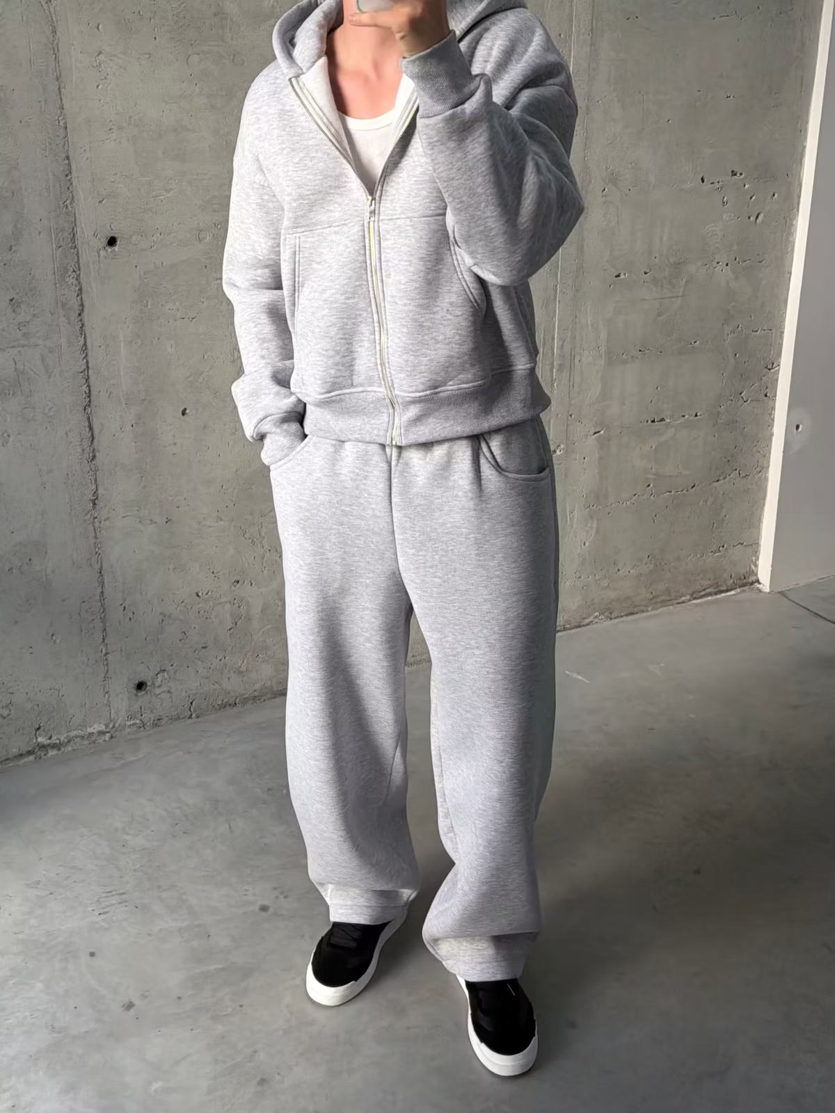 Fleece tracksuit