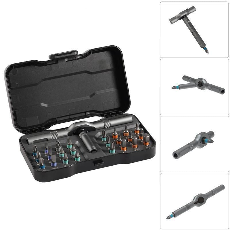 Tournevis à cliquet 24 en 1 – Kit portable